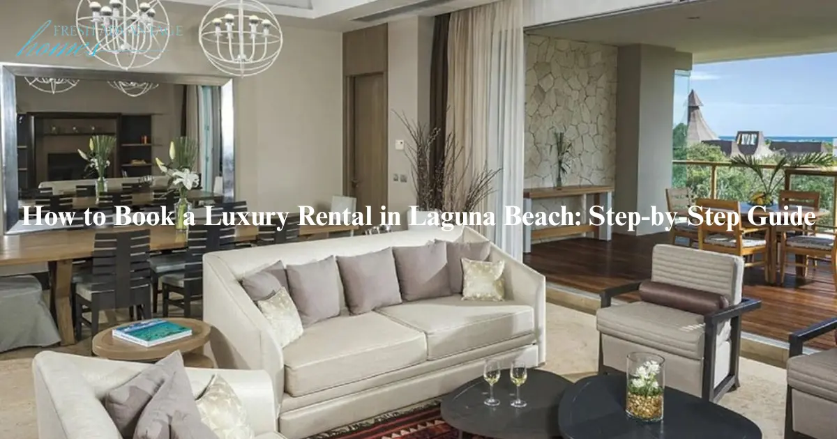 Luxury ocean view home for rent in Laguna Beach, California